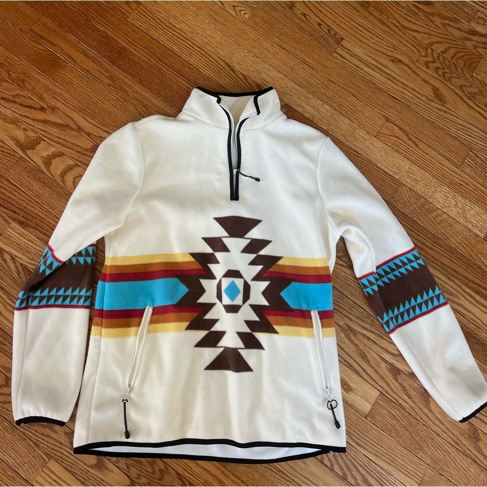 Pacsun winter Sherpa quarter zip small